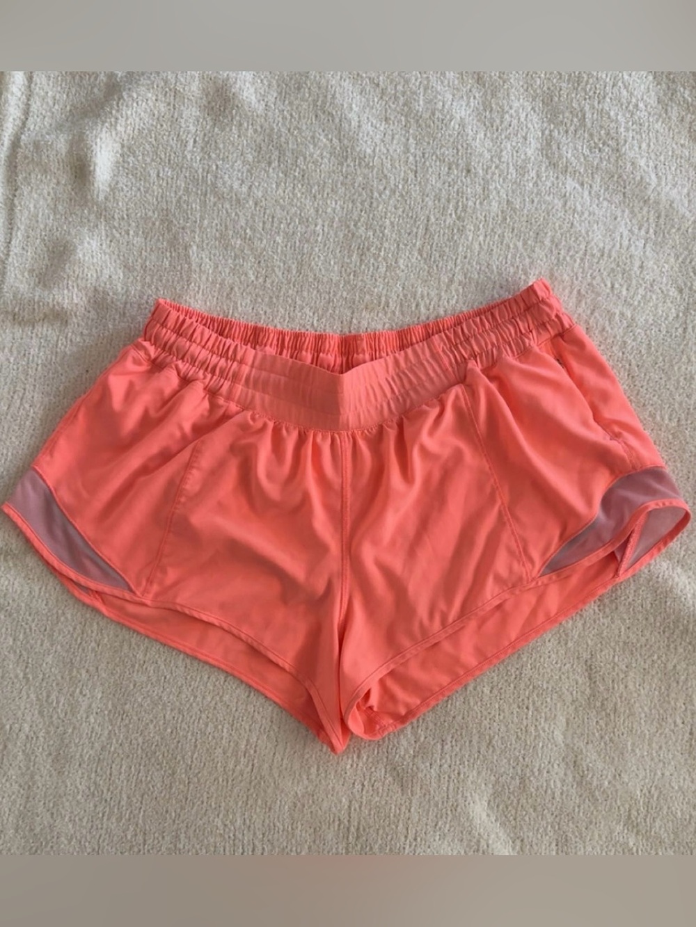 lululemon athletica Coral Pink Running Shorts